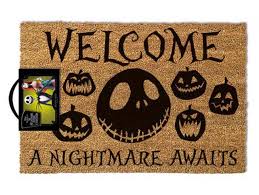 Zerbino Nightmare Before Christmas A Nightmare Awaits Cm 60X40 - Gp85256 Zerbino Nightmare Before Christmas A Nightmare Awaits Cm 60X40 - Gp85256